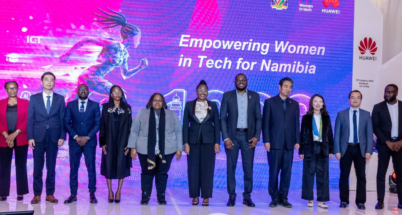 Women in Tech launch event in Windhoek showing Namibia’s push for ICT skills, digital inclusion, and young women’s participation in technology.