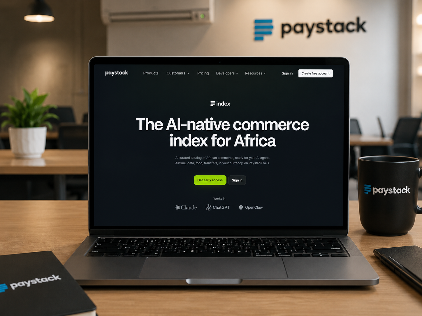 The Paystack Index product lets Nigerian users check out through AI agents